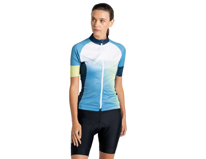 Regatta Womens Stimulus AEP Full Zip Cycling Jersey (Niagara Blue) - RG8697