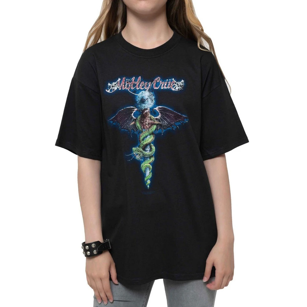 Motley Crue Childrens/Kids Dragon T-Shirt (Black) - RO1801