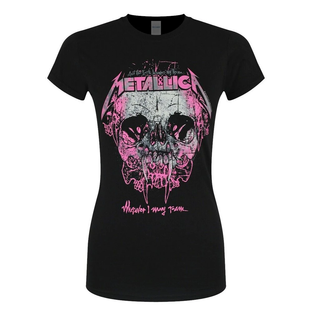 Metallica Womens Wherever I May Roam T-Shirt (Black) - RO248