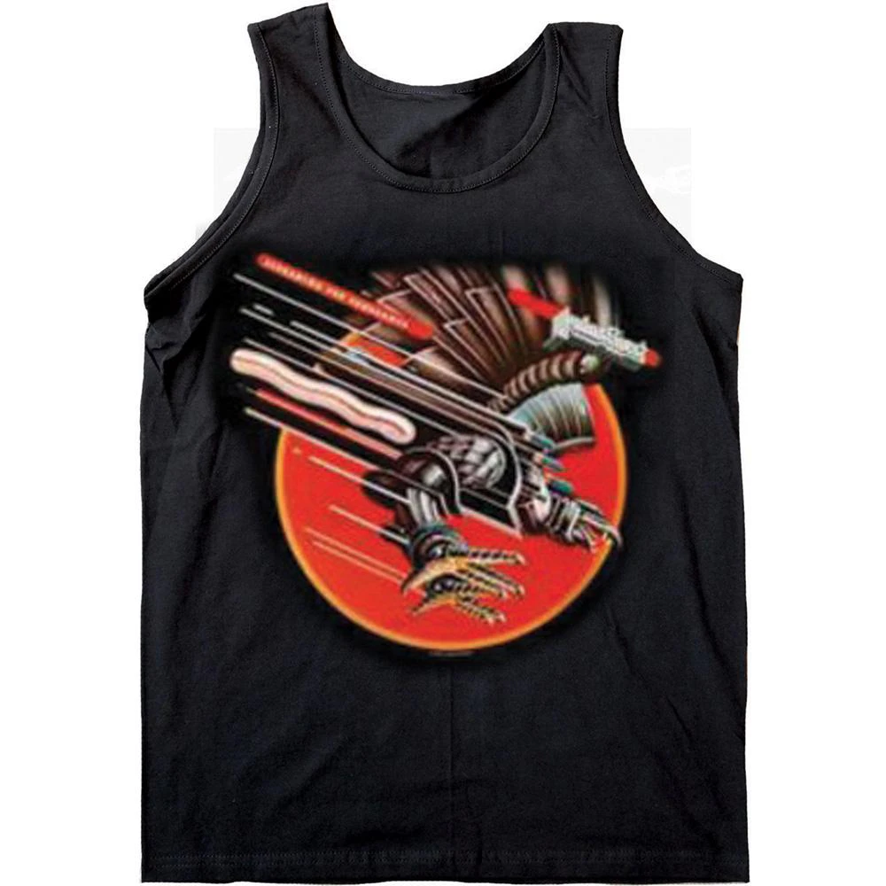 Judas Priest Womens Vengeance Embellished Cotton Tank Top (Black) - RO8500