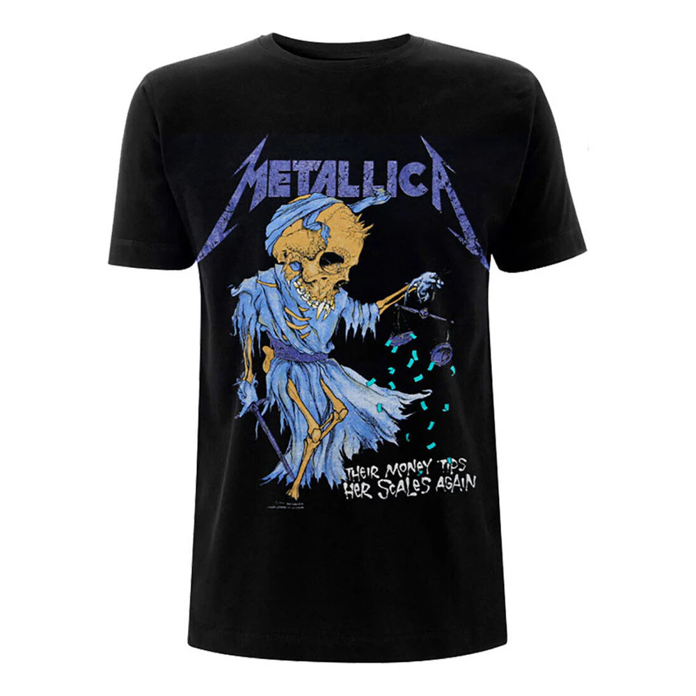 Metallica Unisex Adult Doris Back Print T-Shirt (Black) - RO598