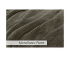 Riva Paoletti Luxe Sherpa Fleece Throw (Mocha) - RV1281