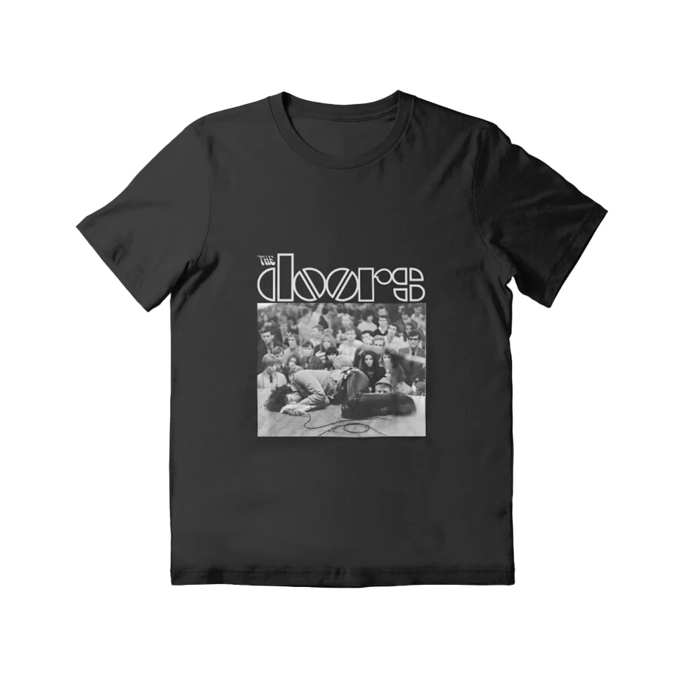 The Doors Unisex Adult Collapsed Cotton T-Shirt (Black) - RO6898