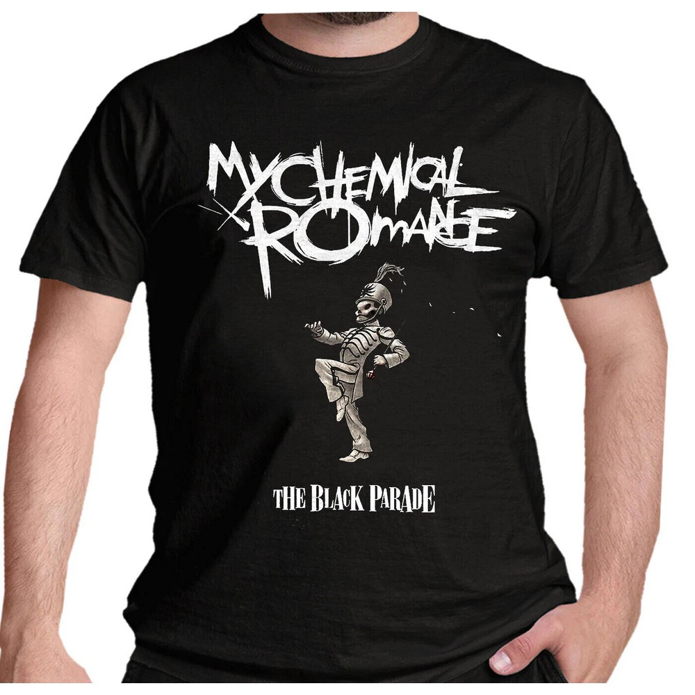 My Chemical Romance Unisex Adult The Black Parade Cotton Plus T-Shirt (Black) - RO3661