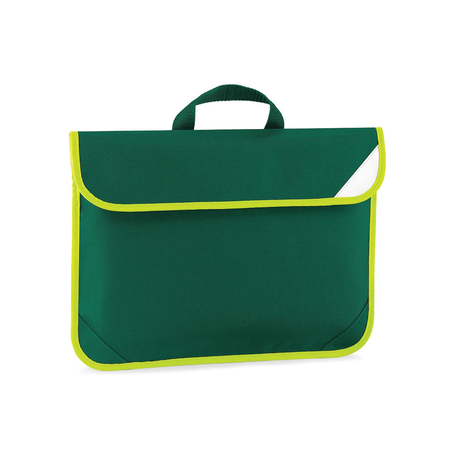 Quadra High-Vis Book Bag (Bottle Green) - RW10034