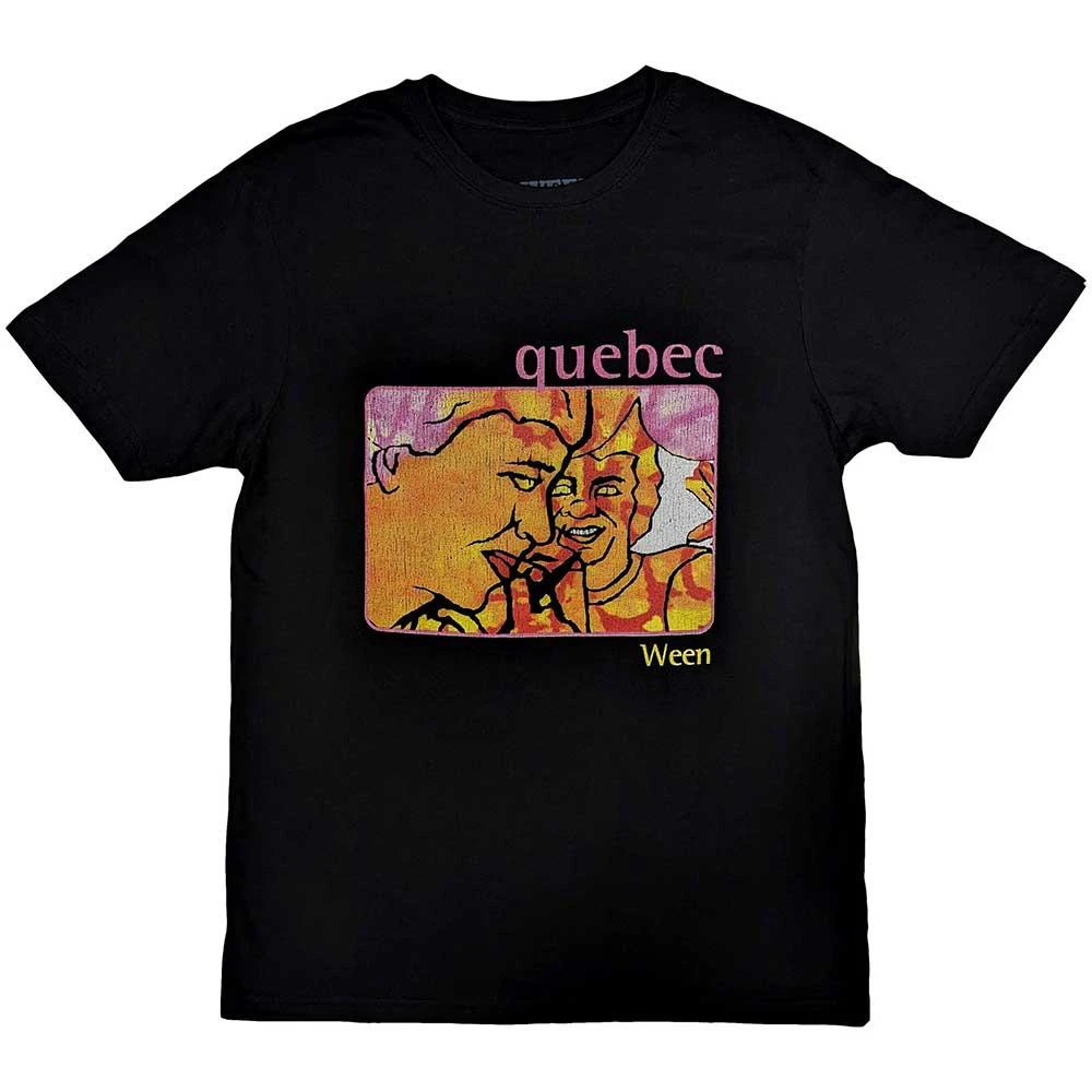 Ween Unisex Adult Quebec Cotton T-Shirt (Black) - RO10416