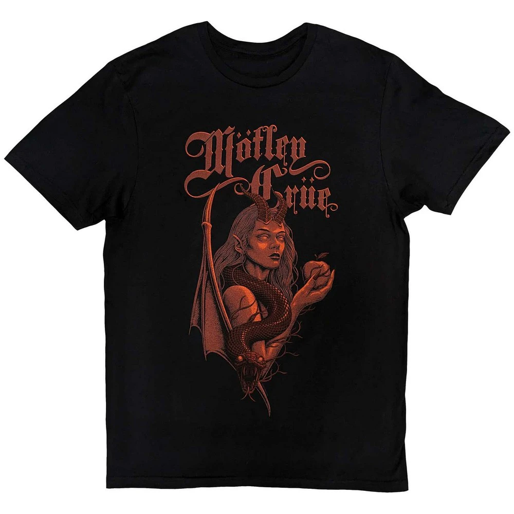 Motley Crue Unisex Adult Argentina T-Shirt (Black) - RO9397