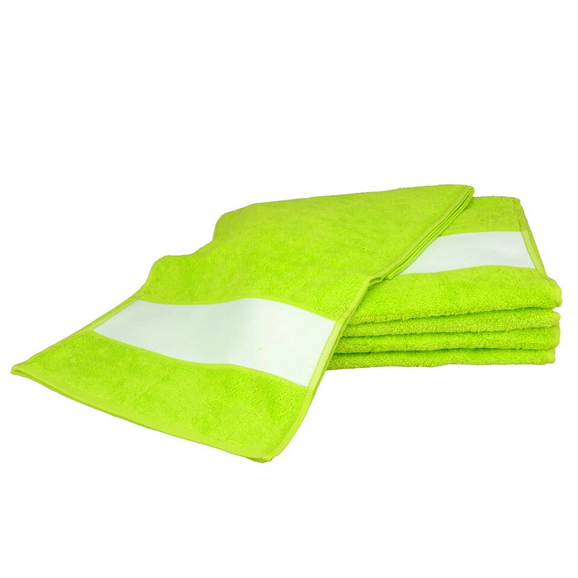 A&R Towels Subli-Me Sport Towel (Lime Green) - RW6042