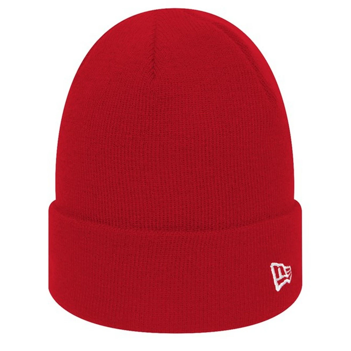 New Era Unisex Adult Flag Knitted Beanie (Scarlet) - RW7865