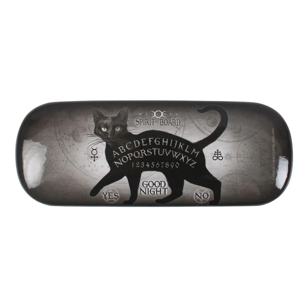 Alchemy Black Cat Spirit Board Glasses Case (Black/Grey) - SD4819