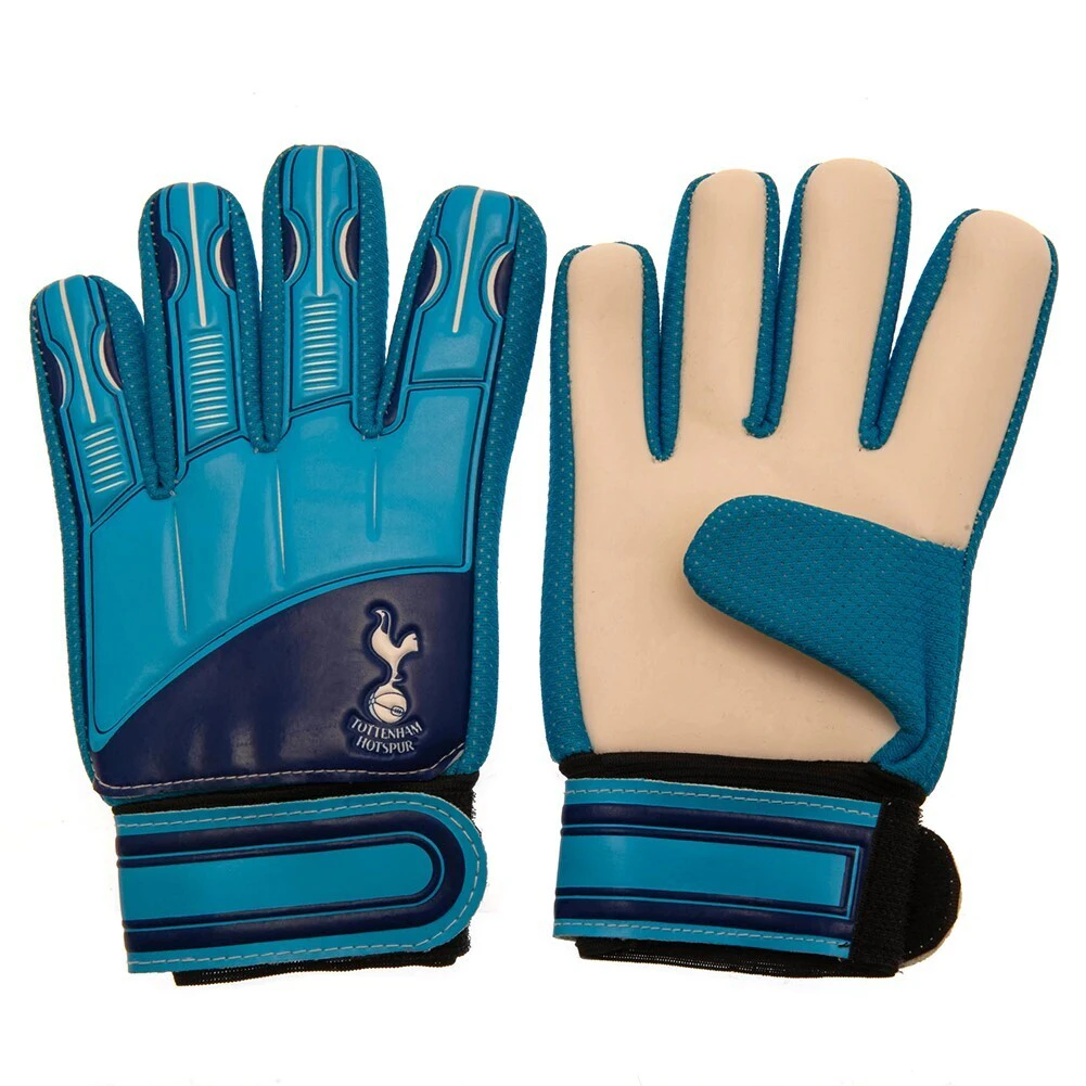 Tottenham Hotspur FC Childrens/Kids Delta Goalkeeper Gloves (Blue/Cream/Navy) - SG21624