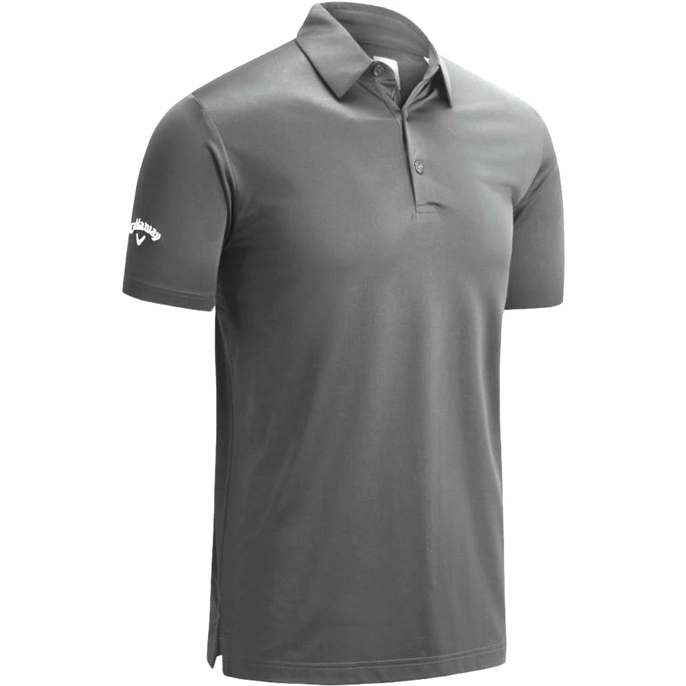 Callaway Mens Swing Tech Solid Colour Polo Shirt (Grey) - RW7679