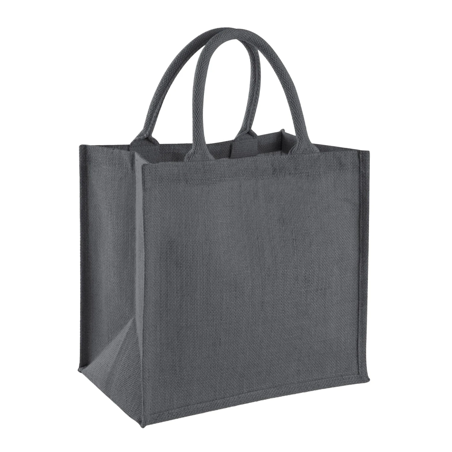 Westford Mill Midi Jute Tote Bag (Graphite Grey) - RW9917