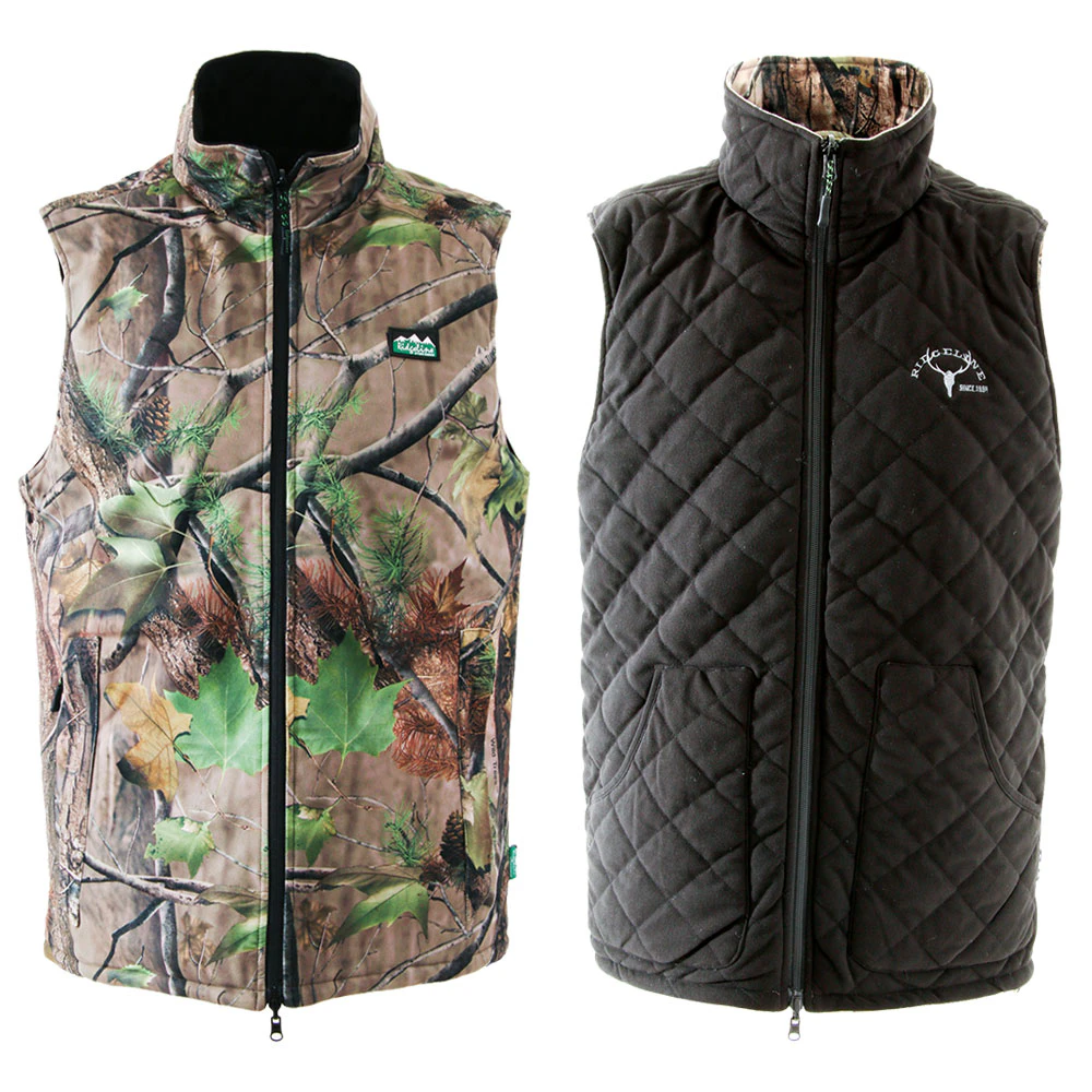 Ridgeline Scurry Reversible Vest Nature Green/Black S - Green