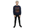 A Nightmare On Elm Street Mens Christmas Fair Isle Sweatshirt (Navy Blue) - BI42946