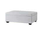 Artiss Ottoman Storage Sofa Bed 112cm Foldable Grey