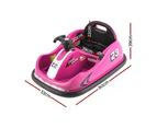 Rigo Kids Ride On Car Bumper Kart 6V Electric Toys Cars Remote Control Pink