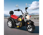 Rigo Kids Ride On Car Motorcycle Motorbike Electric Toys Horn Music 6V Black