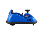 Rigo Kids Ride On Car Bumper Kart 6V Electric Toys Cars Remote Control Blue