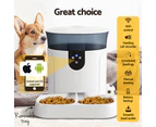 i.Pet Automatic Pet Feeder Dog Cat Wifi 7L Auto Smart Food Dispenser Timer Feed