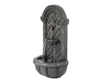 Gardeon Solar Fountain Water Feature Wall Mount Garden Fountains 80CM Grey