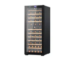 Devanti Wine Cooler Fridge Compressor Dual Zone 80 Bottles