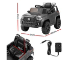 Kids Electric Ride On Car Toyota Tacoma Off Road Jeep Toy Cars Remote 12V Grey