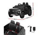 Kids Ride On Car Licensed Chevrolet Tahoe Electric Toys Horn Remote 12V Black