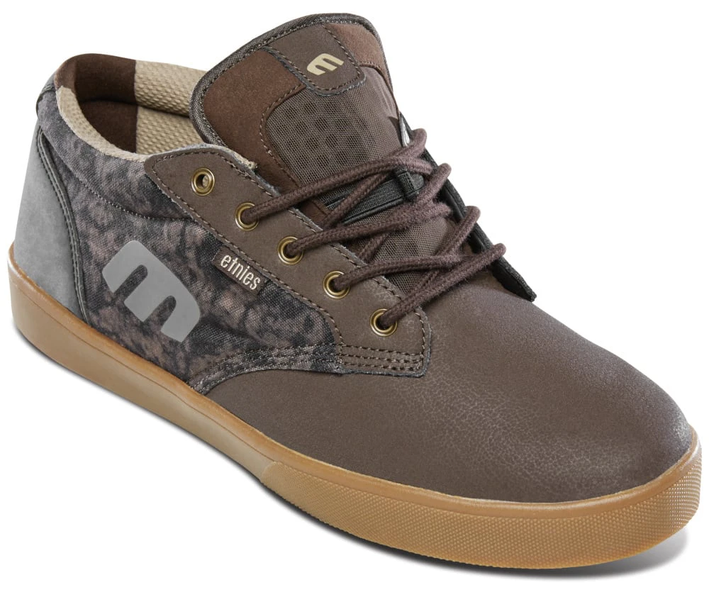 Etnies Jameson Mid Crank Skate Shoes Brown/Tan/Gum