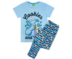 Sesame Street Womens Cookie Monster Pyjamas (Blue) - NS5219