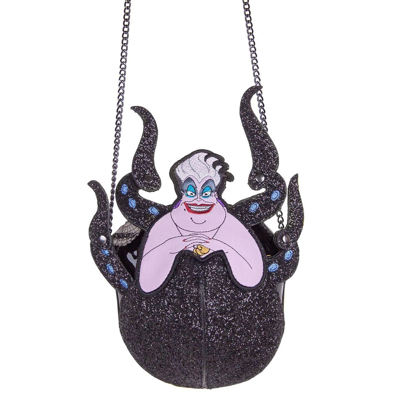 Danielle Nicole Official The Little Mermaid Ursula Crossbody Bag (Black) - NS4875