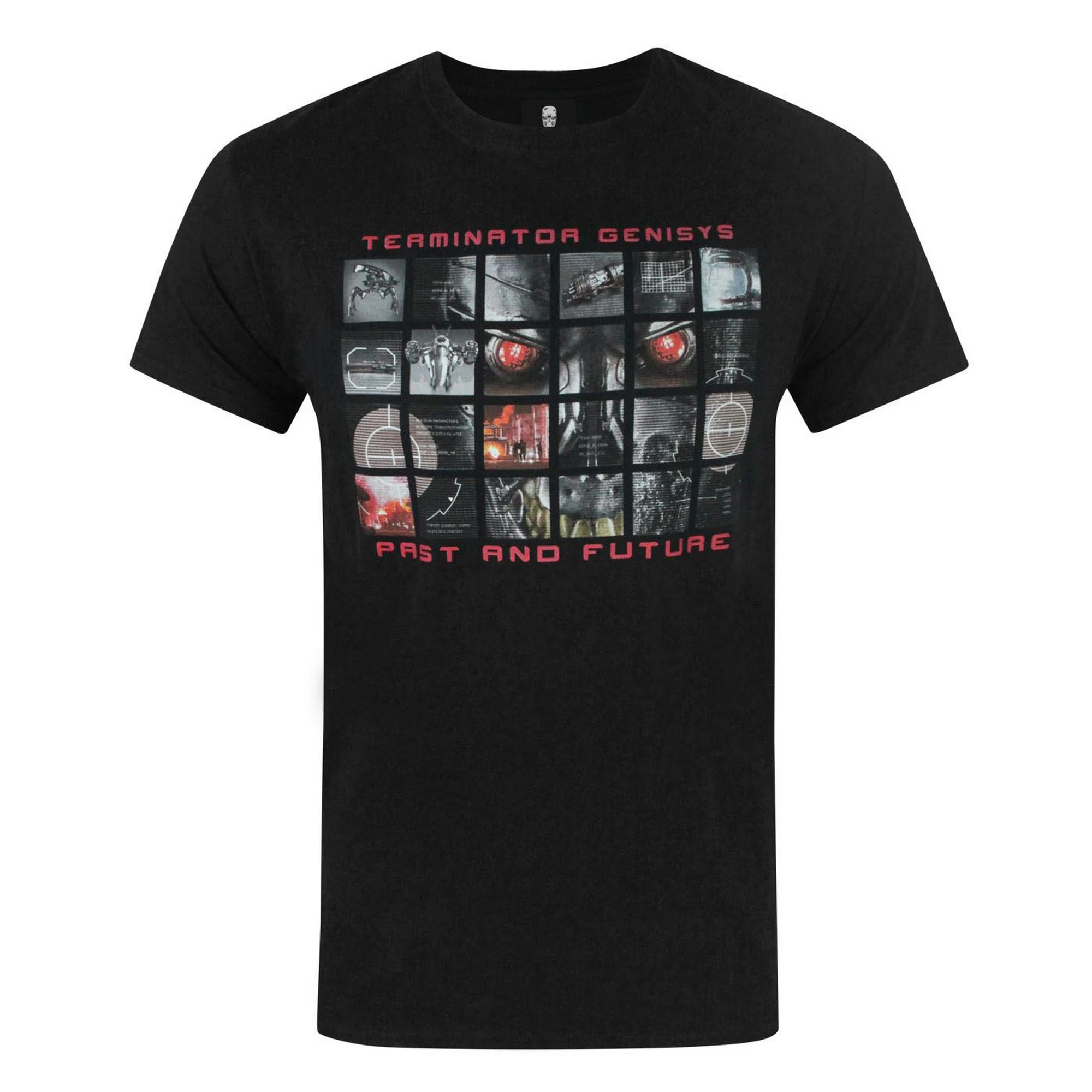 Terminator Mens Genisys Past And Future T-Shirt (Black) - NS4042