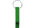 Tao Recycled Aluminium Bottle Opener Keyring (Green) - PF4245