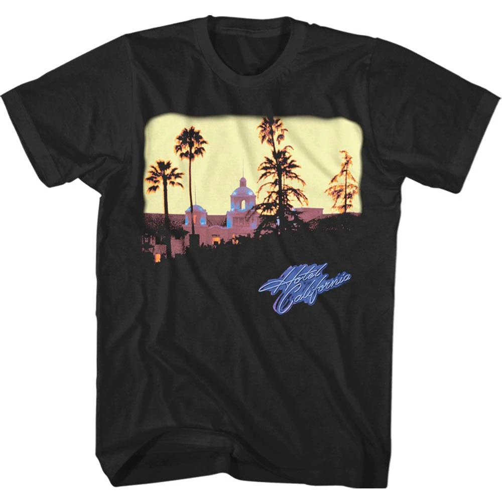 Eagles Unisex Adult Hotel California T-Shirt (Black) - RO4681