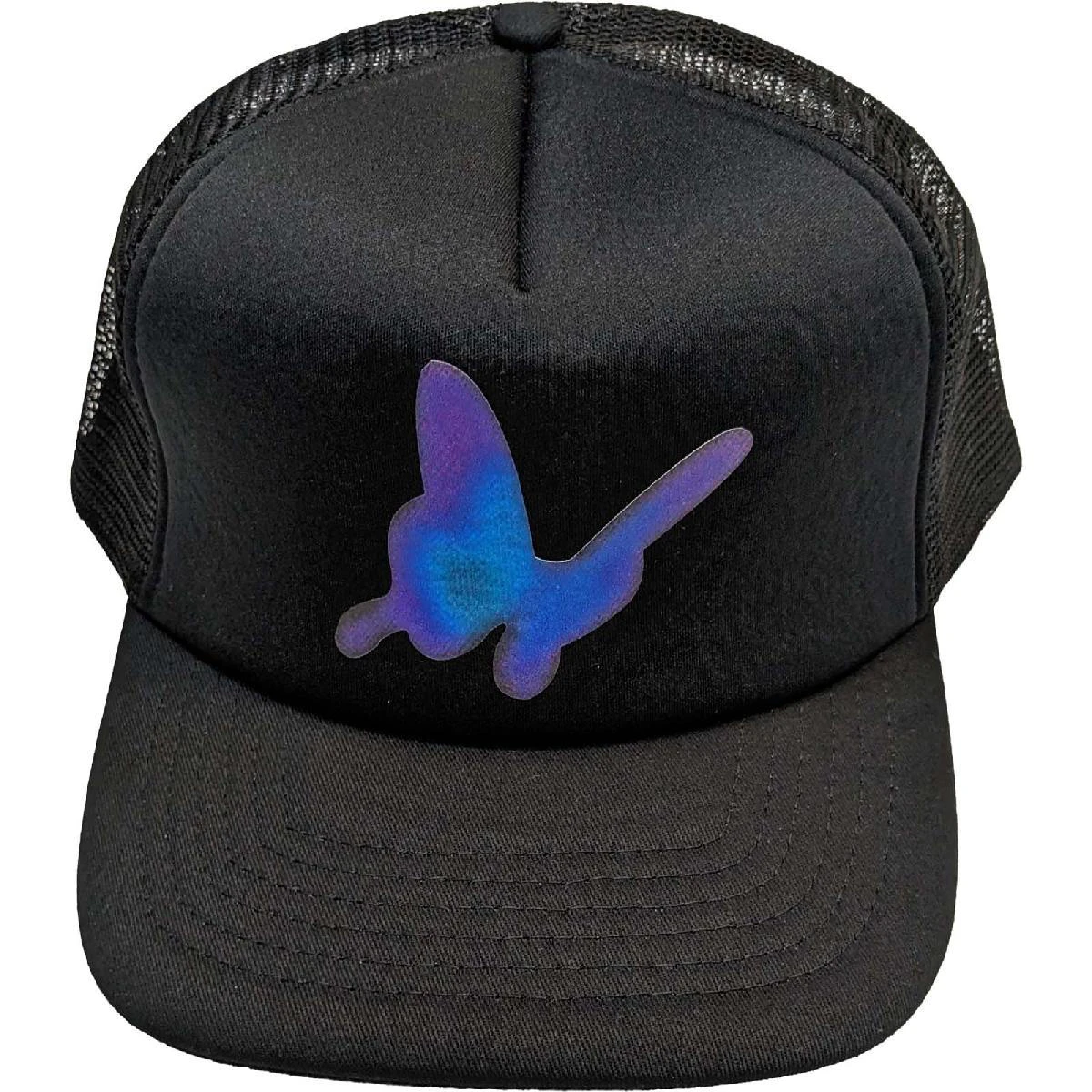 Post Malone Unisex Adult Butterfly Mesh Back Cap (Black) - RO10522