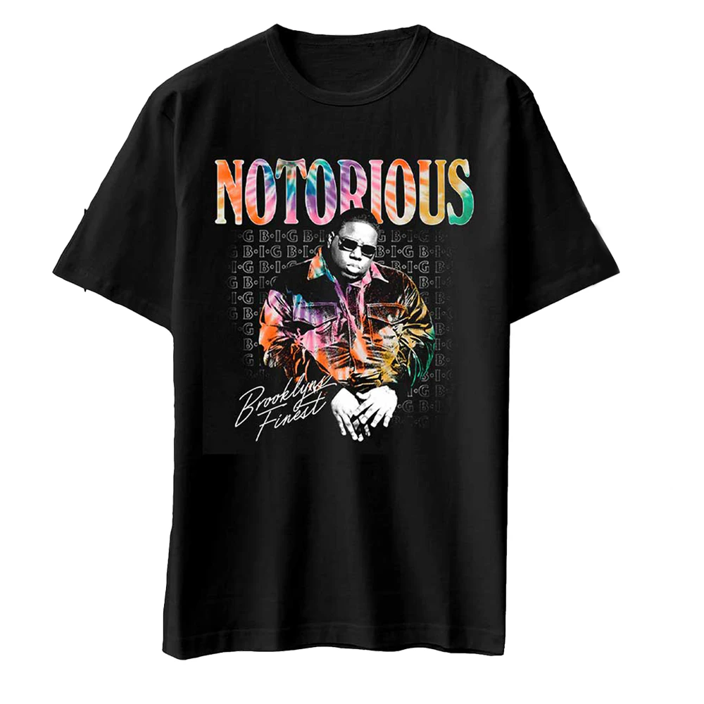 Biggie Smalls Unisex Adult Brooklyn´s Finest Cotton T-Shirt (Black) - RO4715