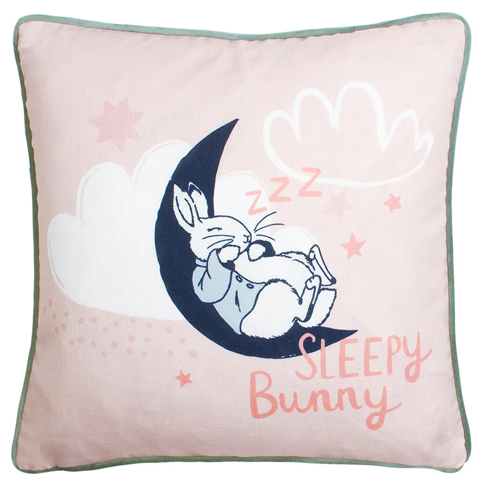 Peter Rabbit Sleepy Head Cushion Cover (Pink) - RV2939