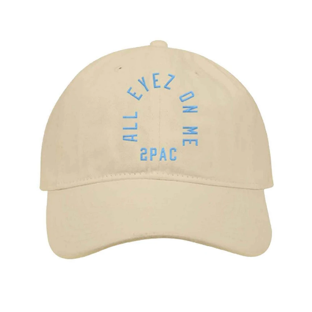 Tupac Shakur Unisex Adult All Eyez On Me Baseball Cap (Sand) - RO3352