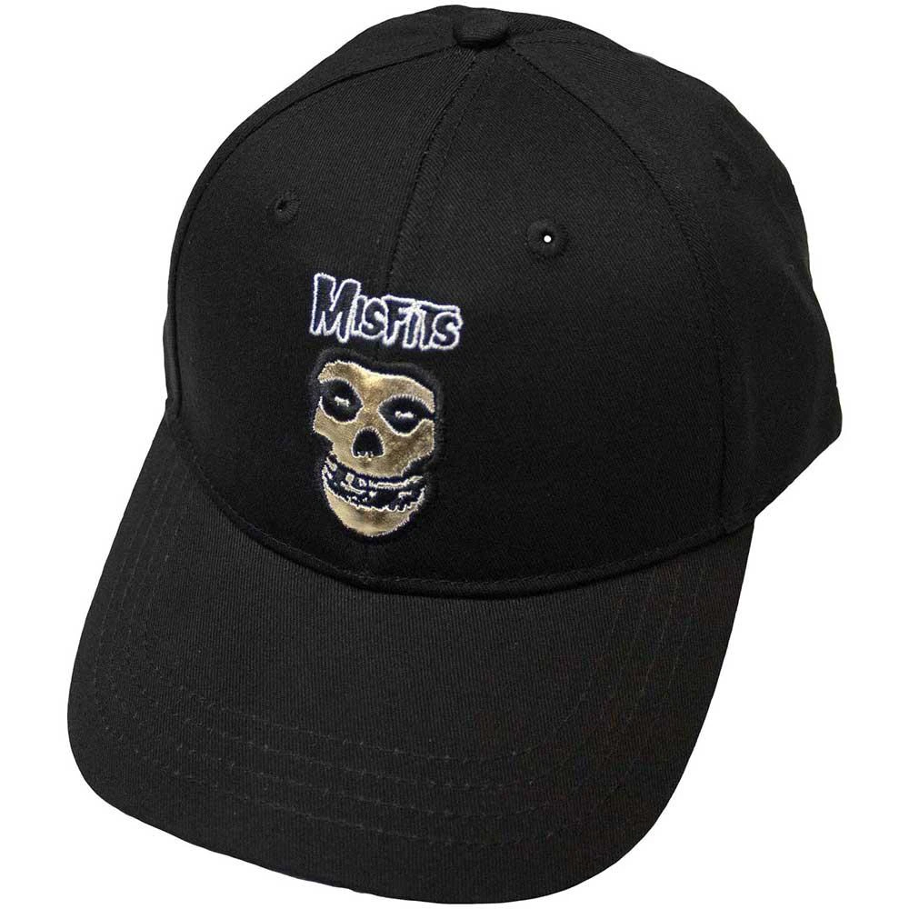 Misfits Unisex Adult Gold Fiend Logo Baseball Cap (Black) - RO10713