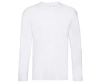 Fruit of the Loom Mens Original Long-Sleeved T-Shirt (White) - RW9300