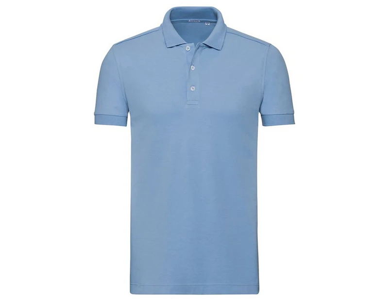 Russell Mens Stretch Polo Shirt (Sky) - RW9336