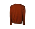 Bella + Canvas Unisex Adult Fleece Drop Shoulder Sweatshirt (Brick Red) - RW7841