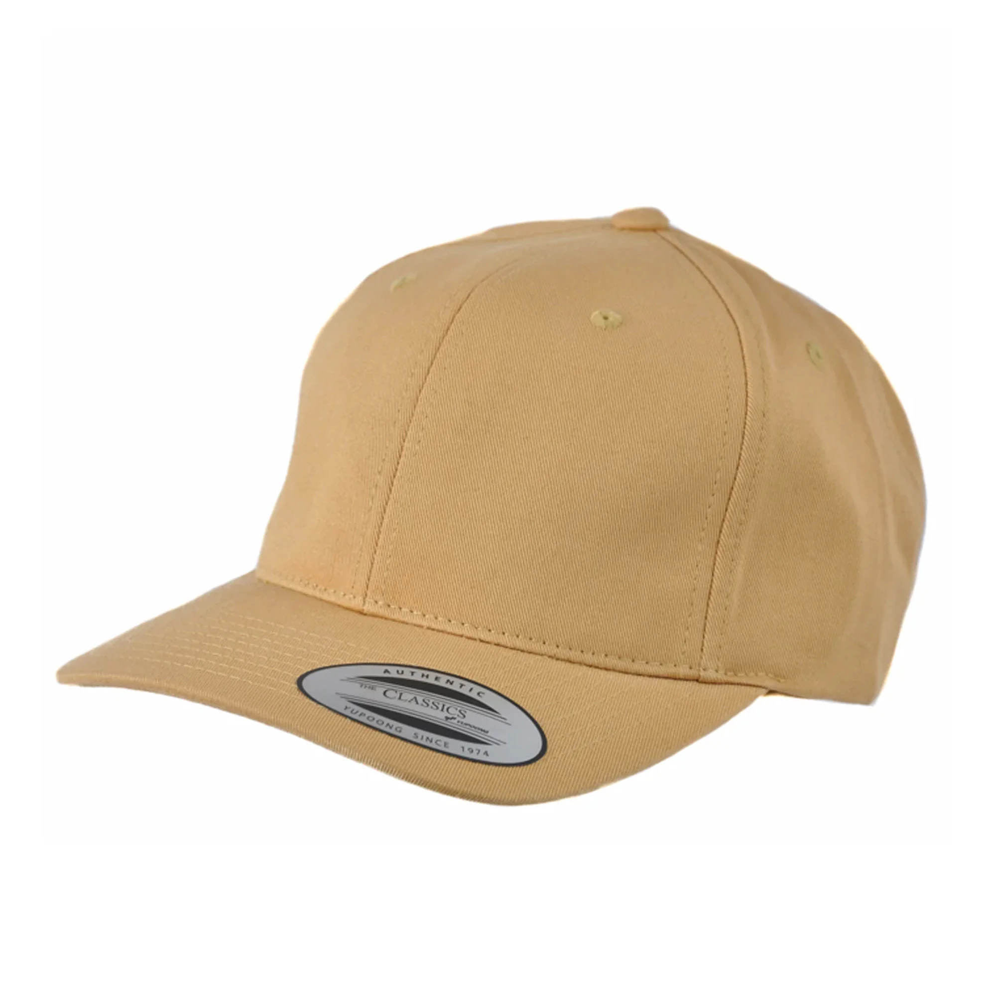 Nutshell Adults Unisex LA Cotton Baseball Cap (Pack of 2) (Light Tan) - RW6761