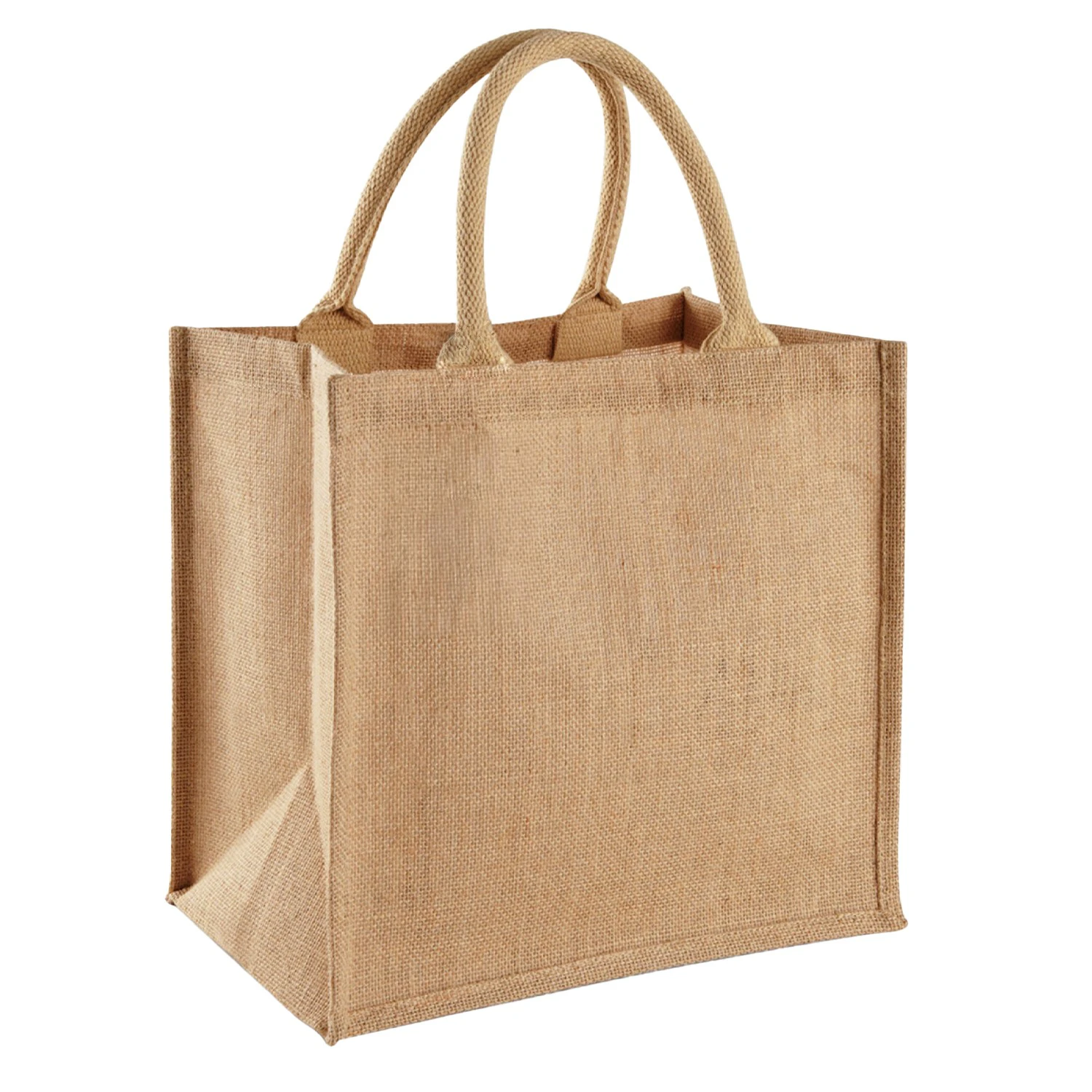 Westford Mill Midi Jute Tote Bag (Natural) - RW9917