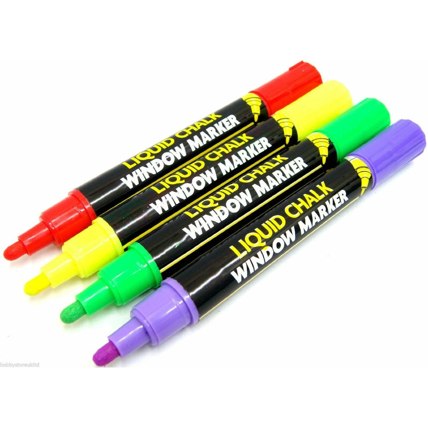 County Stationery Chalk Marker (Pack of 4) (Multicoloured) - SG19041