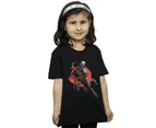 Star Wars Girls The Mandalorian Blaster Rifles Cotton T-Shirt (Black) - BI38646