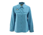 Ridgeline Basa UPF 50 Womens Long Sleeve Shirt Blue XS - Blue