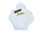 Disney Girls Duck Tales Logo Hoodie (White) - BI5618