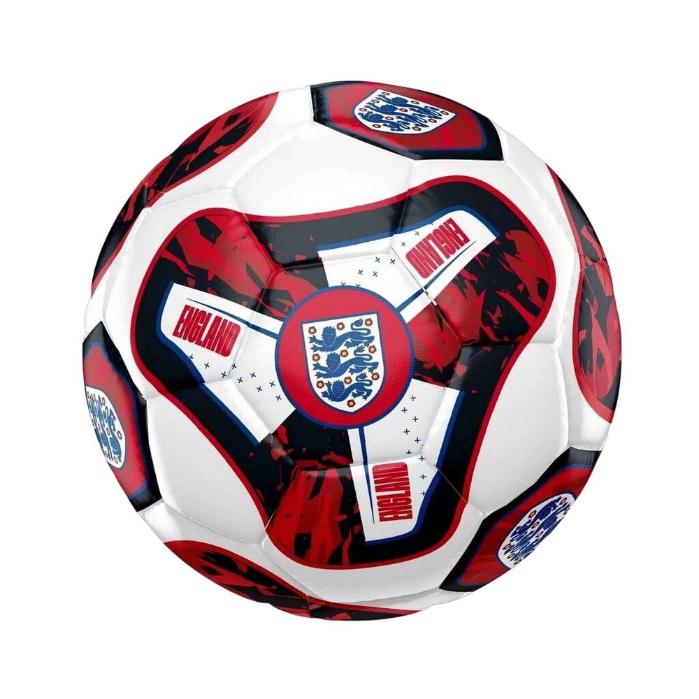 England FA Tracer Synthetic Football (White/Red/Black) - BS3863