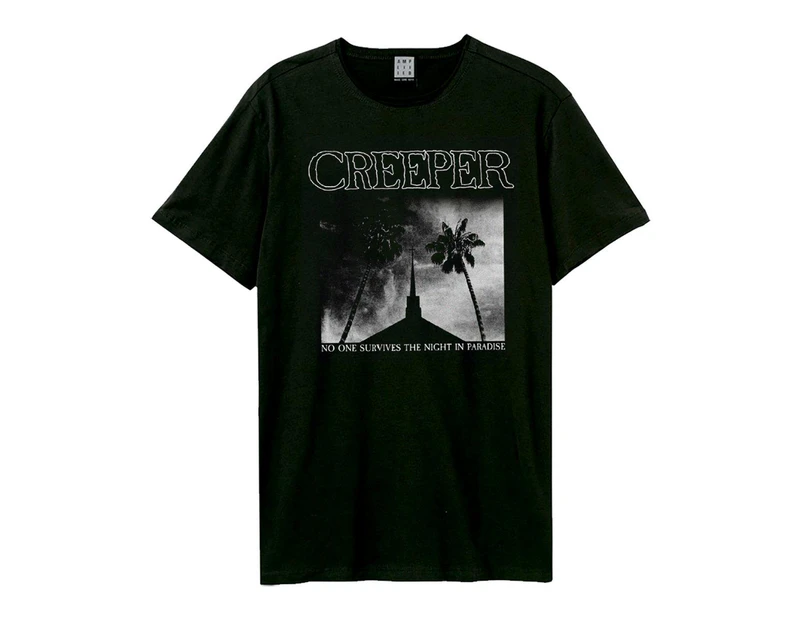 Amplified Unisex Adult Night In Paradise Creeper T-Shirt (Black) - GD639